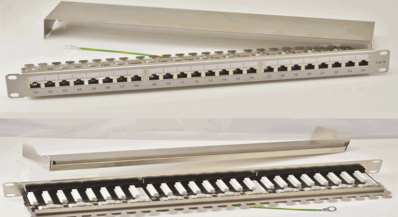 CATEGORY 6 SHIELDED PATCH PANEL